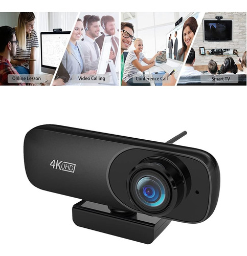 Cámara Web Usb 4k Incorporada Con Micrófono Para Conferencia