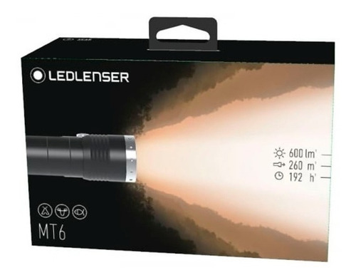 Linterna Led Lenser Mt6 600 Lumens 260mts Agente Oficial
