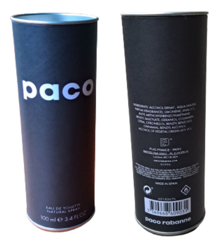 Paco Rabanne Paco Eau De Toilette 100 Ml - O R I G I N A L