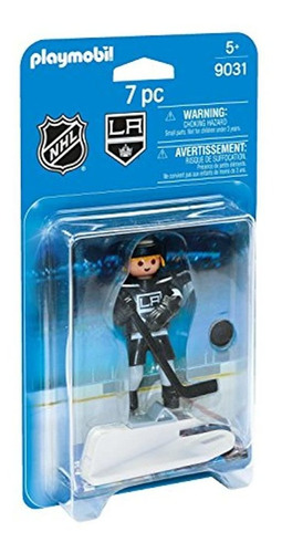 Set Playmobil Nhl Con Jugador De Los Angeles Kings