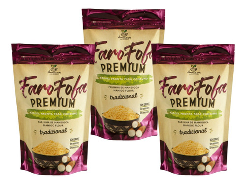 Farofa Pronta Artesanal Crocante Premium Tradicional - 300g