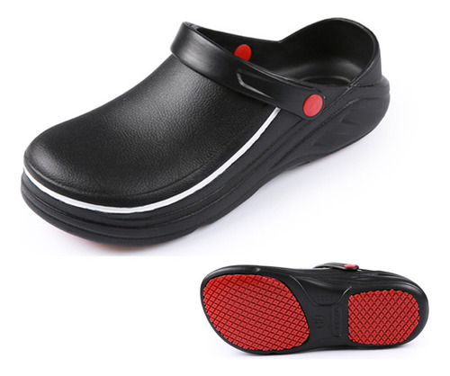 Zapato Zuecos Para Chef Cocina Unisex Cómodo Antiderrapante