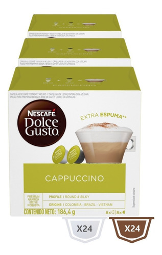 Nescafé® Dolce Gusto® Cappuccino X 3 Cajas 