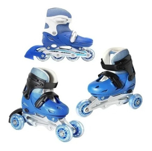 Rollers Patin Patines 3 En 1 Extensibles 