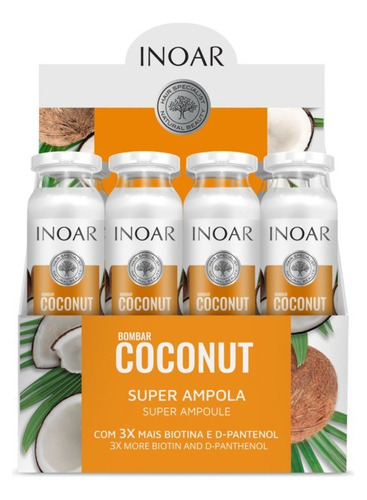 Inoar Coconut Caja Ampolla De 12x45 Ml 