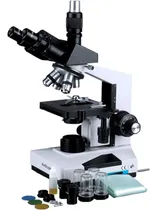 Comprar Microscopio Trinocular Compuesto 40x A 1000x Con Iluminación