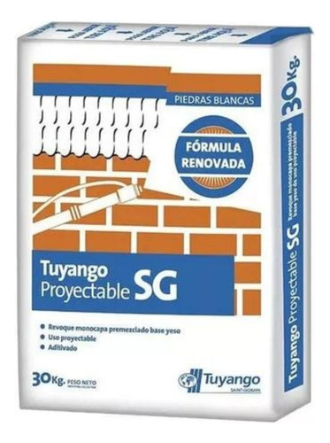 Yeso Tuyango Proyectable Sg X 30 Kg