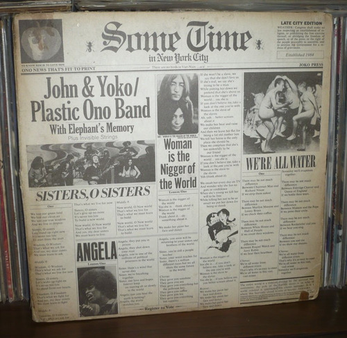 John & Yoko 2 Lp Some Time In New York City Ex Beatles