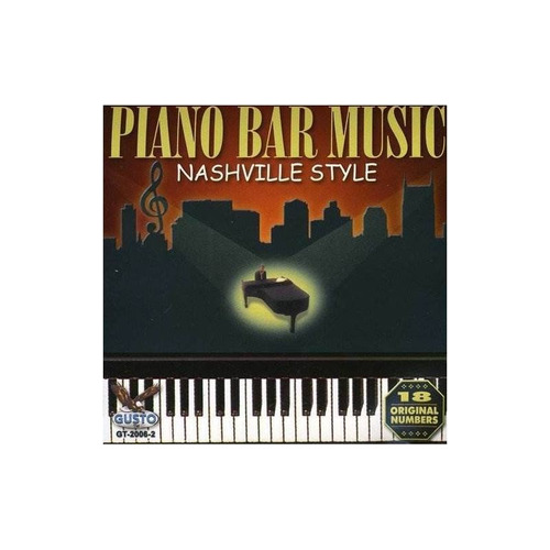 Piano Bar Music Nashville Style Usa Import Cd Nuevo