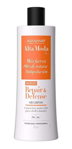 Pack X 3 Unid. Shampoo  X300ml Repair & Defense Alta Moda