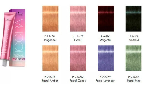 Tintura Igora Royal Pearlescence - Schwarzkopf 60g Tom P6.23
