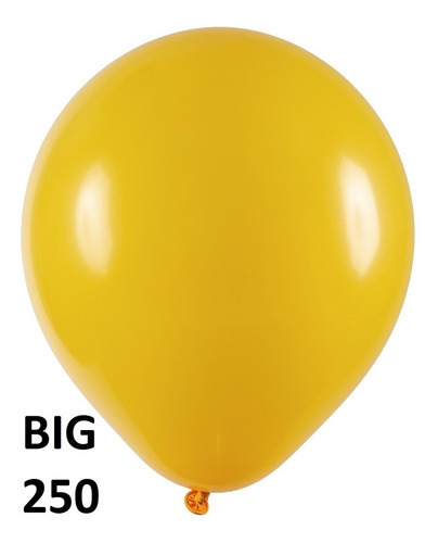 Balão Bexiga Big 250 - Amarelo Ouro - 1 Unidade - Art Latex