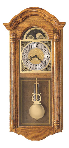 Howard Miller Reloj De Pared Clay Ii 547-468  Roble Dorado,