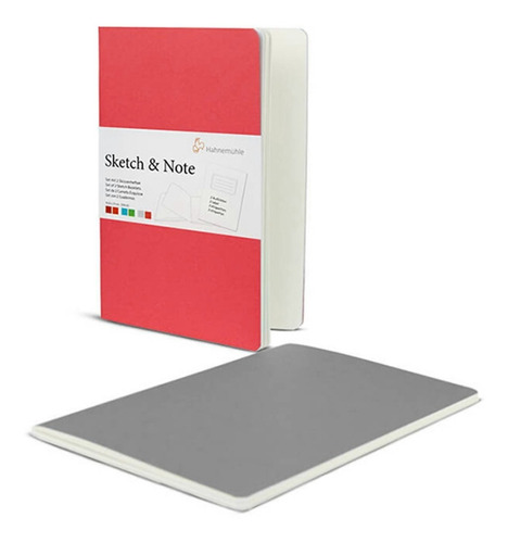 Hahnemühle Cuaderno Boceto Y Notas Gris-rosa A5 125g 20h