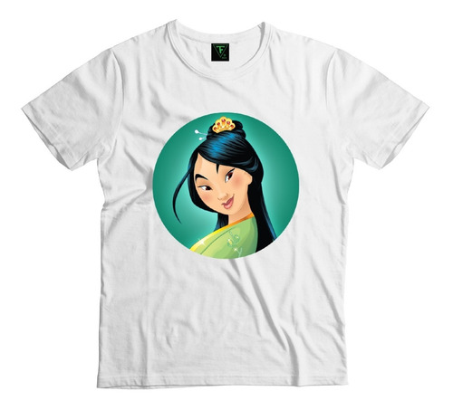 Polera Mulan Princesa Algodón Estampada Unisex