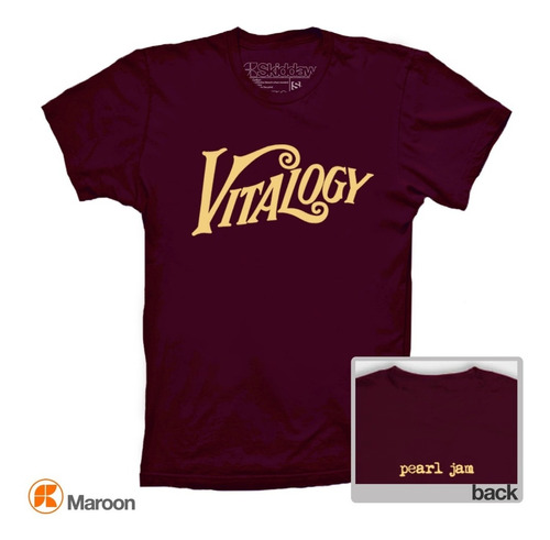 Pearl Jam Playeras Vitalogy Skiddaw T-shirts