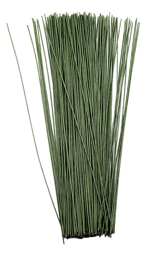 100x Florist Stub Wire 16 Pulgadas Calibre 22 Para Arreglos