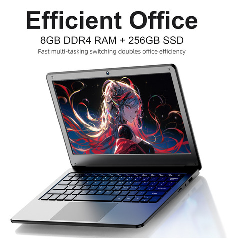 11.6 Computadora Portátil Win11 Intel N4000 8gb 256gb Ssd
