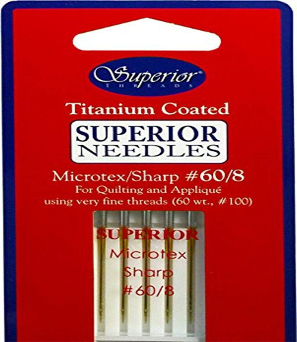 Superior Hilos 132   60/8 Microtex Agujas