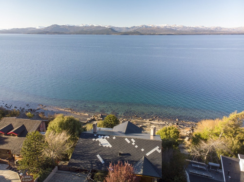 Imagen 3 de 23 de Alquiler Casa En Bariloche Con Costa De Lago Nahuel Huapi. 10 Pax. Km5. 360.
