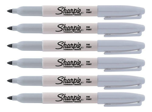 Sharpie Marcador Permanente Punta Fina Color Gris Celestial