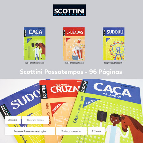 Scottini Sudoku (96p) N.1024 (difícil)