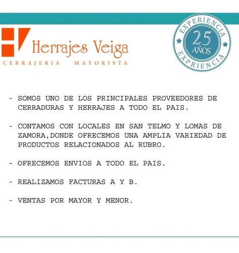 Imagen 1 de 1 de Valor Adicional Para Caño Largo Jaque Sistema Antipánico