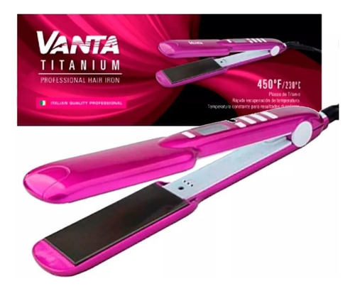 Planchita De Pelo Vanta Titanium Profesional