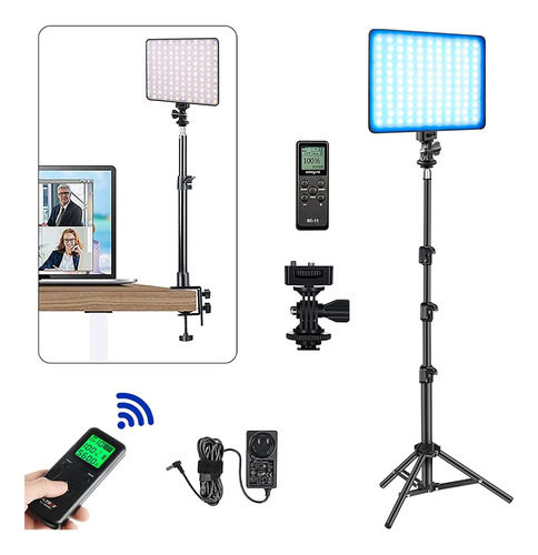 Kit Iluminacion Video Rgb Para Fotografia Luz Led Estudio