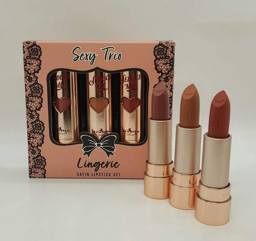 Italia Deluxe Sexy Trio - Juego De 3 Lápices De Labios De .