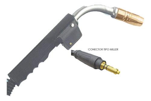 Pistola Para Soldar Tipo Tregaskiss 400 Conector Tipo Miller