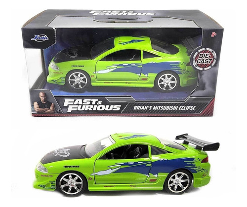 Brian S Mitsubishi Eclipse Rápido Y Furioso 1:32 Jada