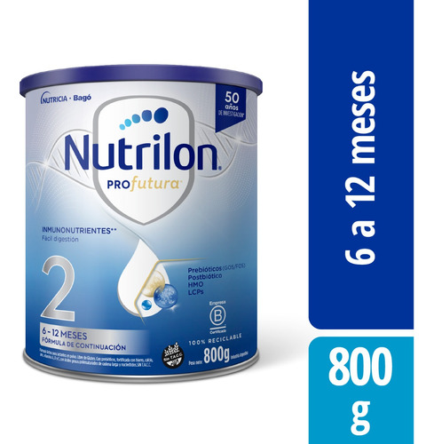 Nutrilon Profutura 2 X 800 Gr 12 Latas Punto Bebé