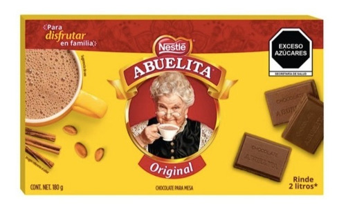 Chocolate Para Mesa Nestlé Abuelita Original 180g 3pzas