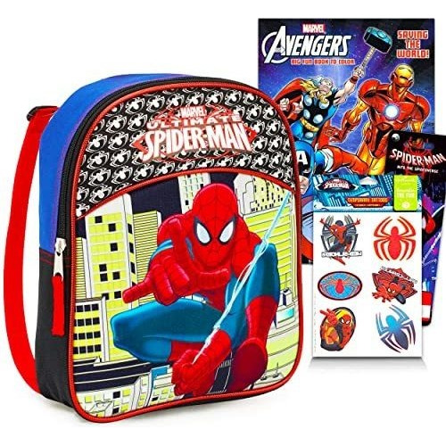 Arañas  Marvel Spiderman - Juego De Mochilas Para Niños Pe