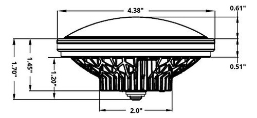 Luz De Aterrizaje Led Aero-lites.com Para Aeronaves |