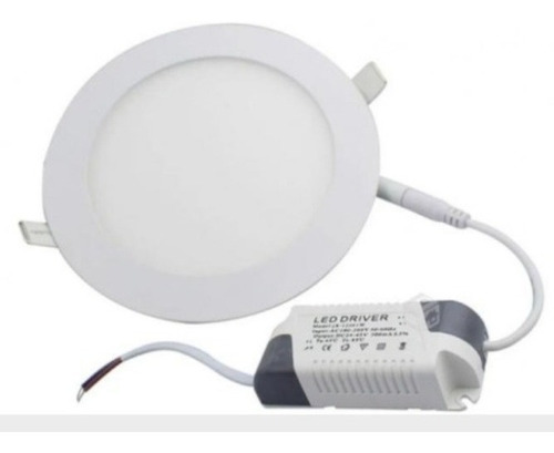 Lampara Led 9w Panel Extraplana Empotrar Redonda O Cuadrada