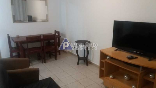 Apartamento À Venda, 1 Quarto, 1 Suíte, 1 Vaga, Copacabana - Rio De Janeiro/rj - 5743