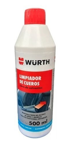 Limpiador De Cueros Wurth 500ml Original