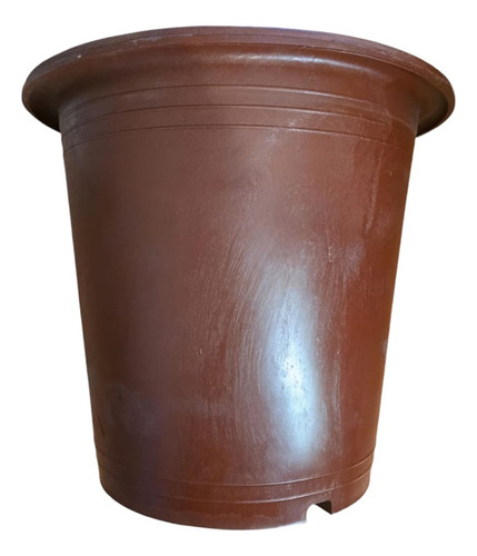 Maceta Grande 65l Macetero Uso Rudo Rojo Oxiido/chocolate Vaso