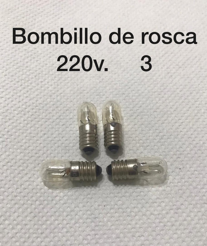 Bombillo De Rosca  220v. Para Tableros De Control