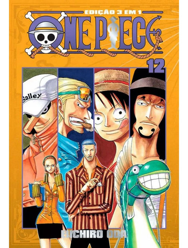 Mangá One Piece 3 Em 1 Volume 12 Panini Lacrado