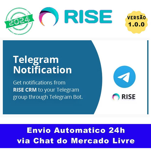 Módulo Rise Crm - Telegram Notification For Rise Crm