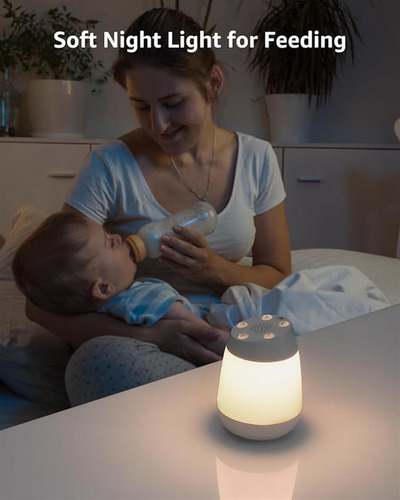 Máquina Ruido Blanco Con Luz Nocturna Ajustable,luz Nocturna