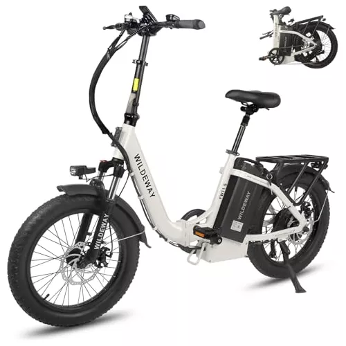  Bicicletas eléctricas para adultos de 20 pulgadas con  neumáticos gruesos Ebike 750W Mountain e Bike con batería extraíble de 48 V  12 Ah 28 Mph 7 velocidades bicicleta de montaña eléctrica