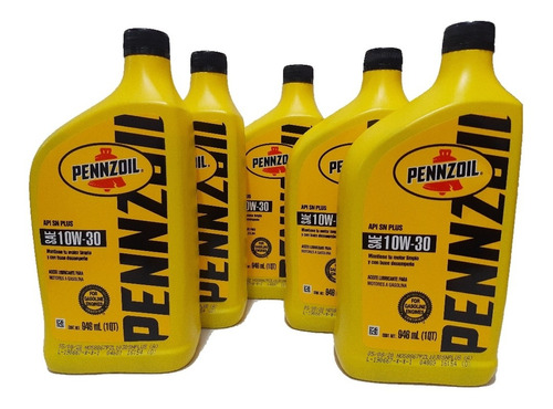 Aceite 10w30 Pennzoil Original Mopar Chrysler . 5pzas.