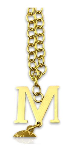 Juego De Collar Y Aretes Micky Mouse Dorado Acero Inoxidable