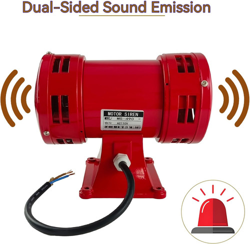 Sirena Raid, Alarma De Sirena De 110 V, 150 Db, 60 Hz, Siren