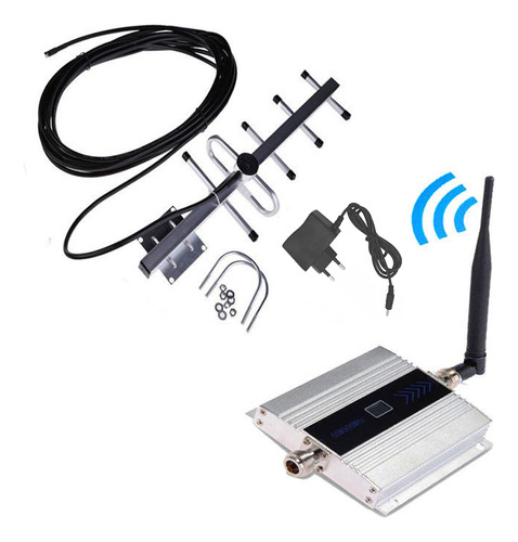 Amplificador De Señal Gsm Gsm Yagi 900mhz Lcd Set Repetidor