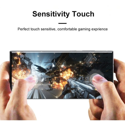 Imagen 7 de 9 de Vidrio Templado Curvo Uv Glass Para Samsung S23 Ultra